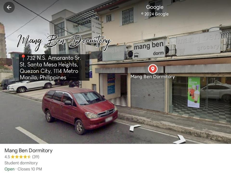 Mang Ben Dormitory Bandar Quezon Luaran gambar